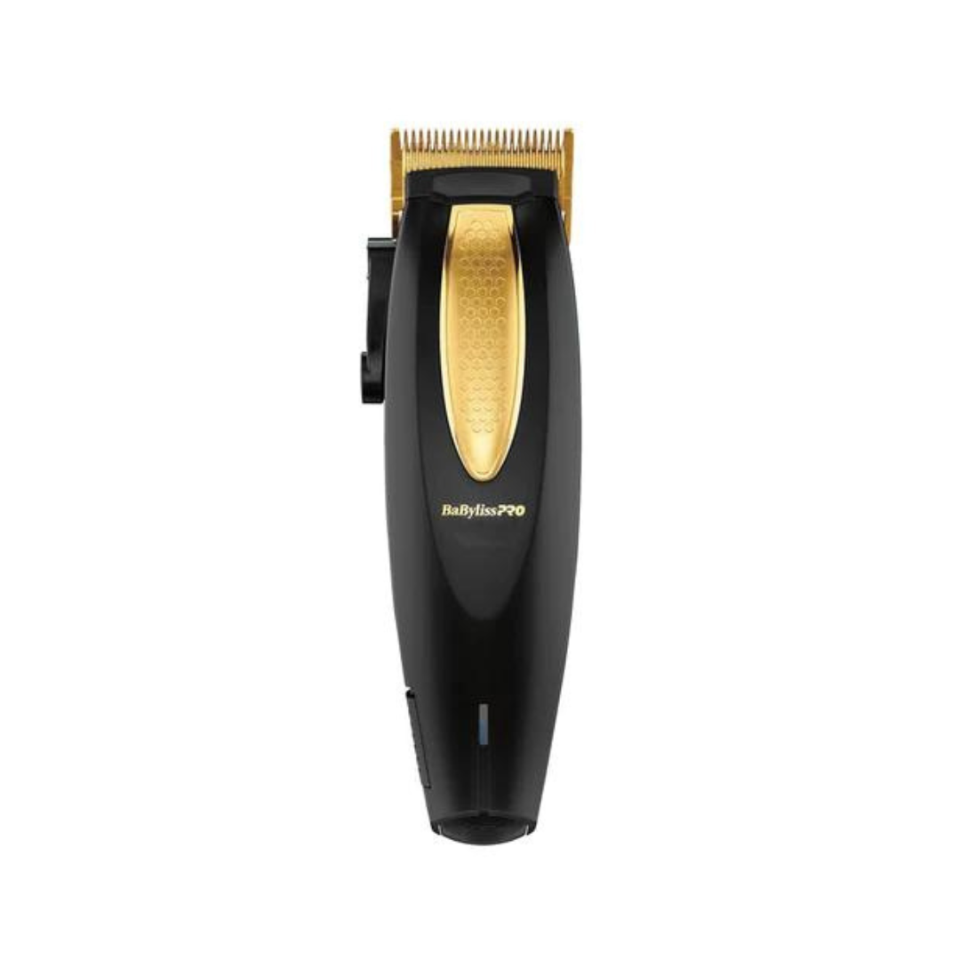 BaByliss PRO -Lithium FX+ Cord-Cordless- Ergonomic -Clipper - Black - Gold