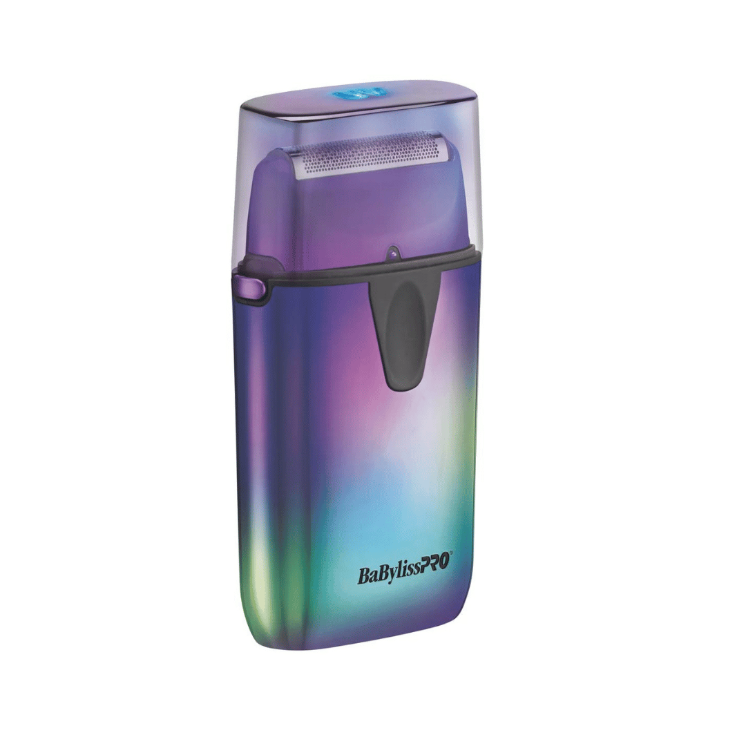 BaBylissPRO UVFOIL Iridescent UV-Disinfecting Metal Single-Foil Shaver 074108477903