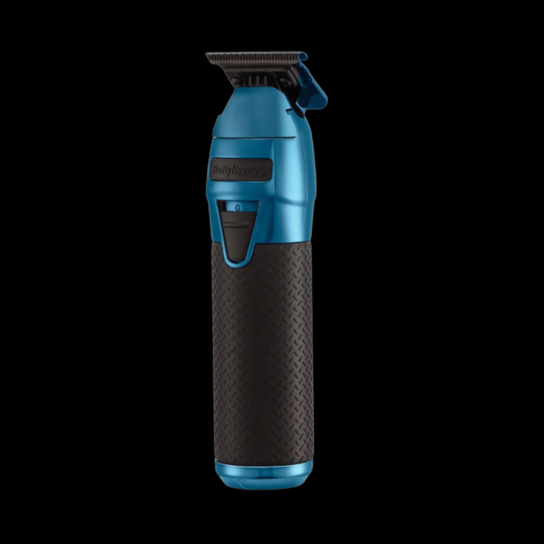BaByliss PRO FXONE BlueFX Black & Blue All-Metal Interchangeable-Battery Hair Trimmer Limited Edition