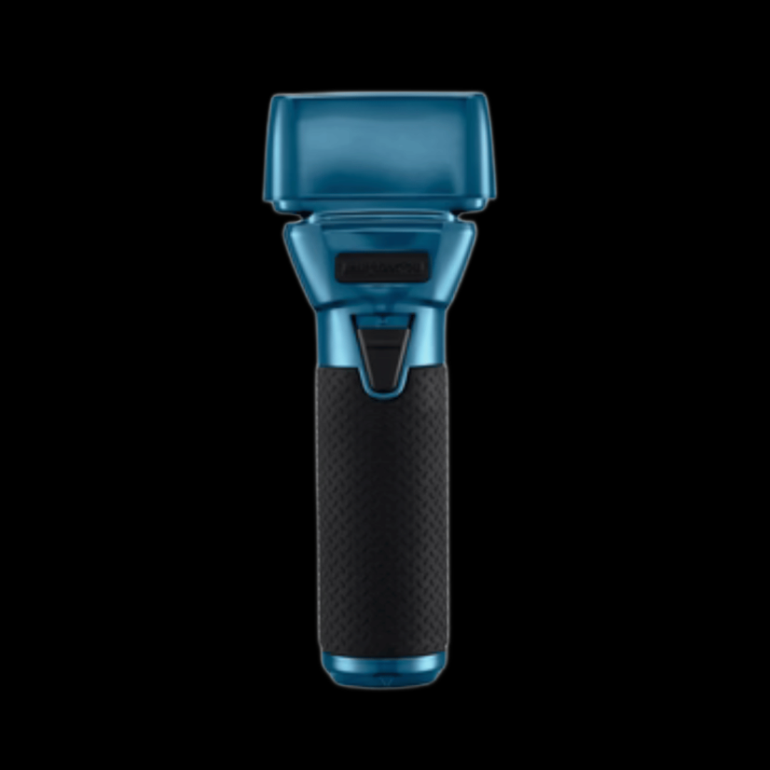 BaByliss PRO FXONE BlueFX Black & Blue Interchangeable-Battery Double-Foil Shaver Limited Edition