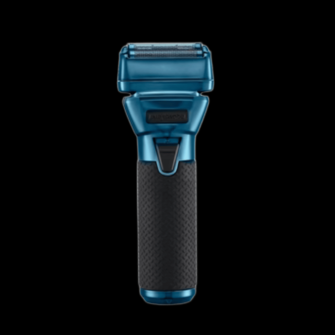 BaByliss PRO FXONE BlueFX Black & Blue Interchangeable-Battery Double-Foil Shaver Limited Edition