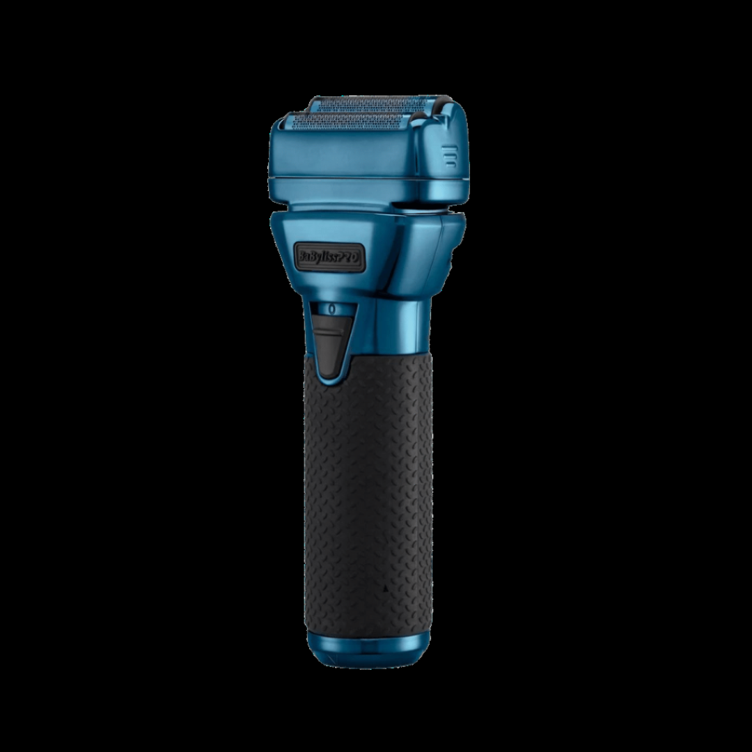 BaByliss PRO FXONE BlueFX Black & Blue Interchangeable-Battery Double-Foil Shaver Limited Edition