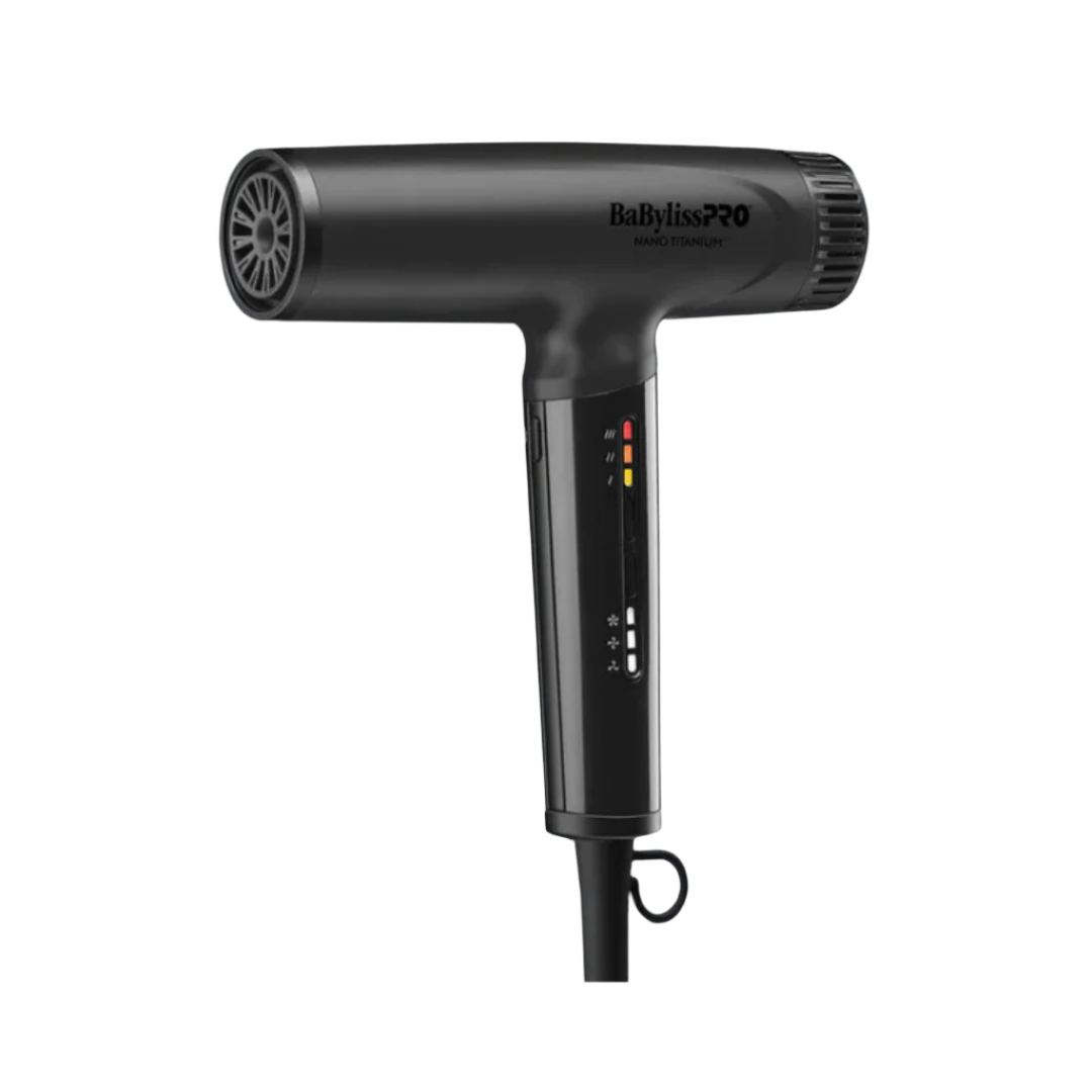 BaBylissPRO Nano Titanium Light Ionic High Speed Hair Dryer botton