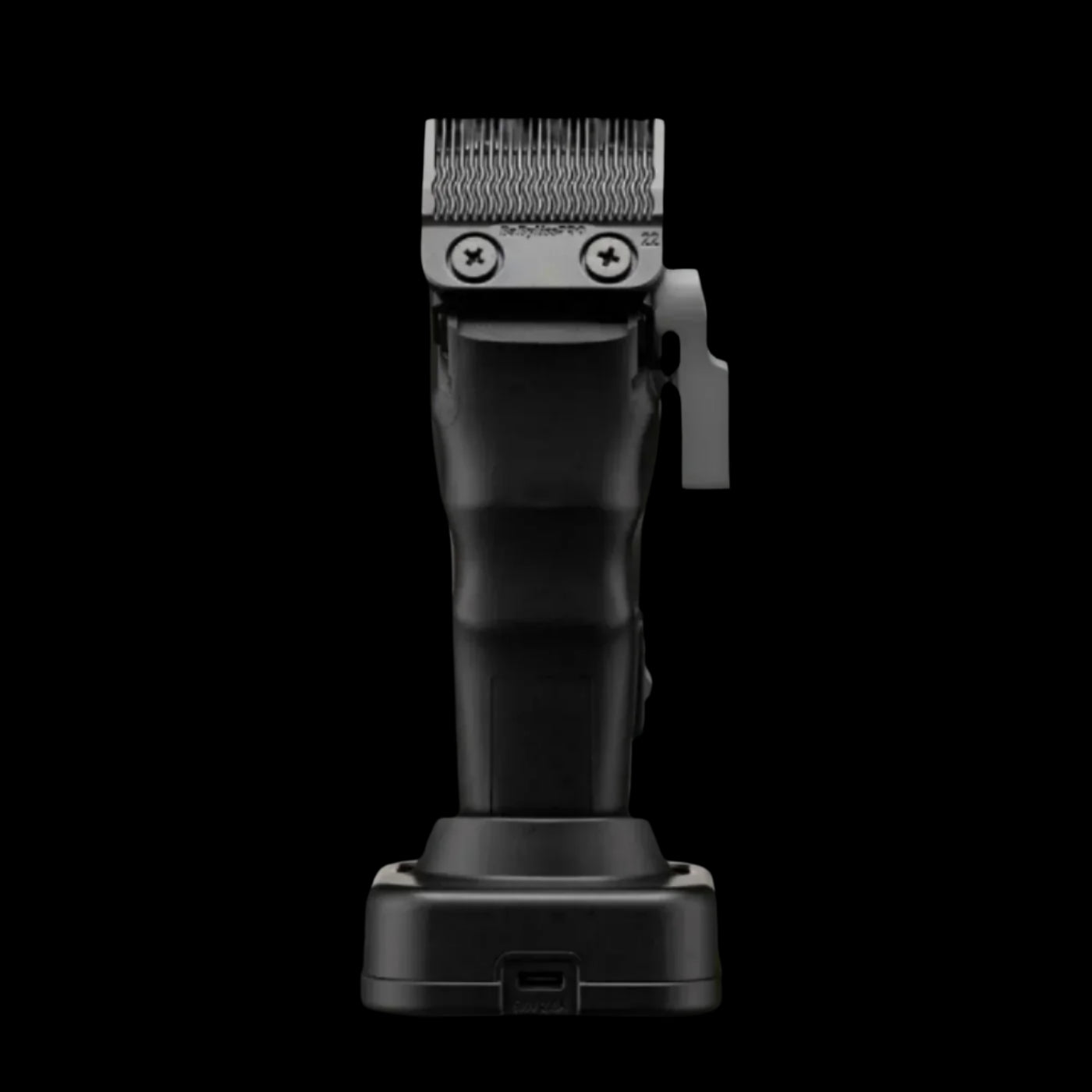 Back packaging of BaBylissPRO Lo-Pro FX Compact Clipper FX82 Blue