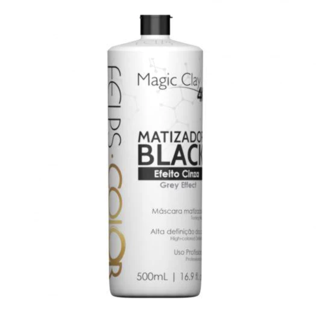 Felps XColor Magic Clay 4K Black Mattifying Tonalizer Mask (500ml/17.6oz)
