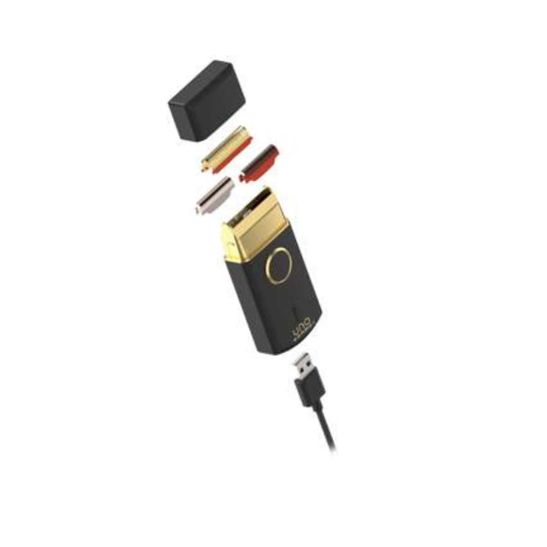 Gamma+ Uno Single Foil Shaver – Black