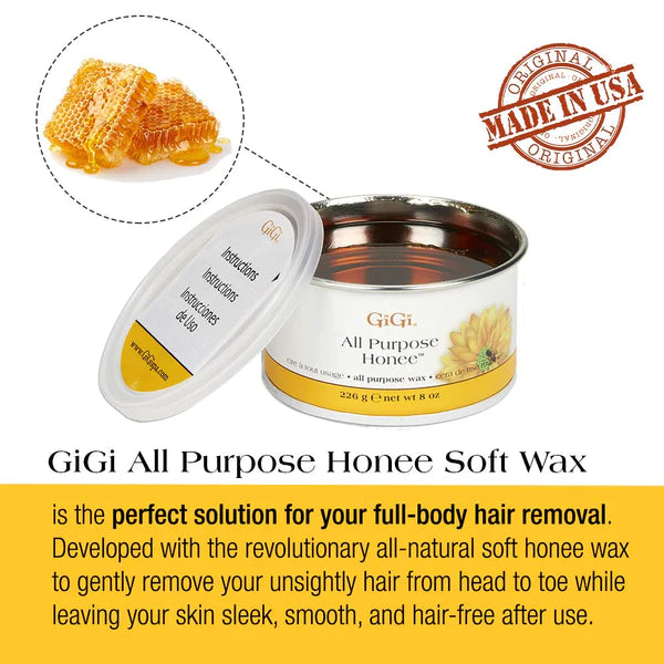 Gigi Soft Wax, All Purpose Honee, 14 oz