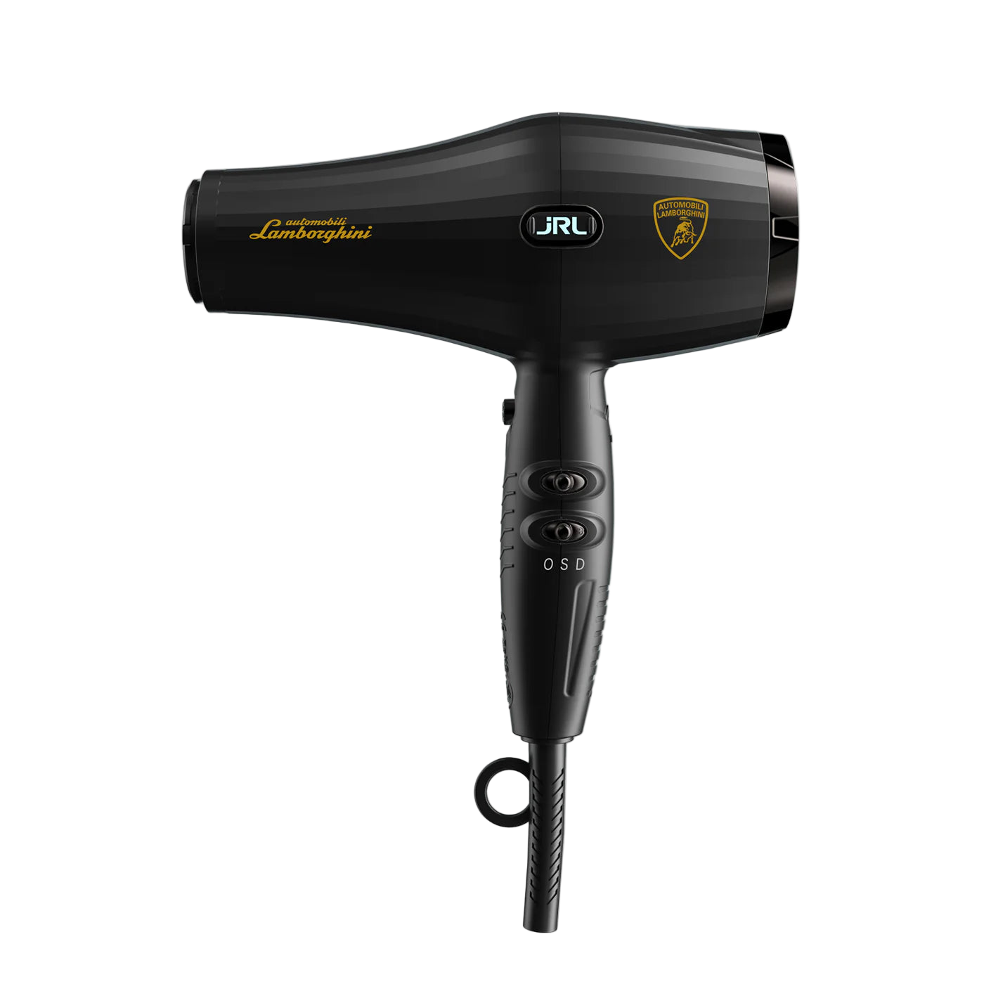 Black hair dryer with Lamborghini