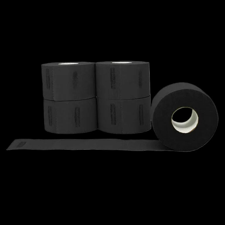 Black tape rolls