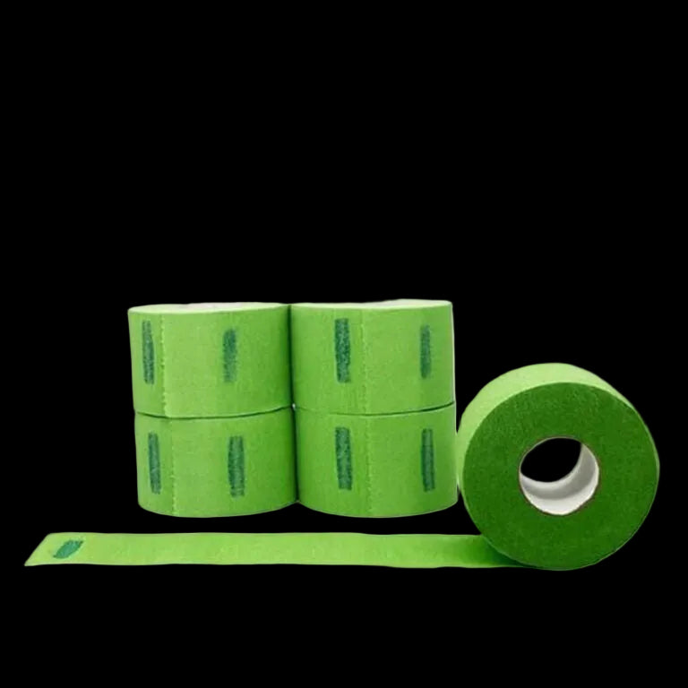 Green tape rolls
