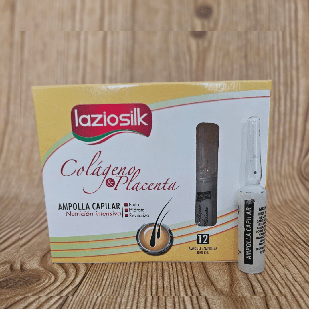 Laziosilk Colagen & Placent Hair Ampoule 12pcs/box