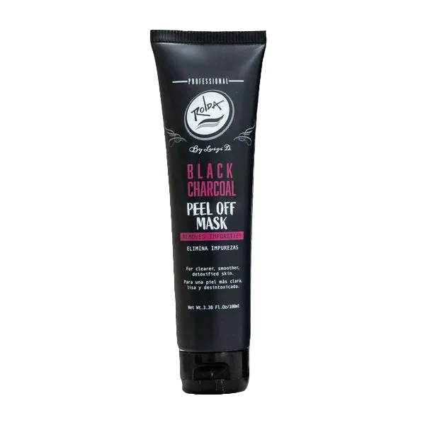 Peel-off mask with activated charcoal that deep-cleans pores, removes blackheads, and controls oil. Dries in 20 min. Matte finish. 100 ml.