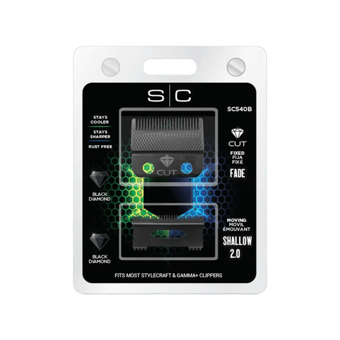 StyleCraft -Diamond -CUT- DLC Fade- Fixed- Blade -Shallow- 2.0 -SC540B