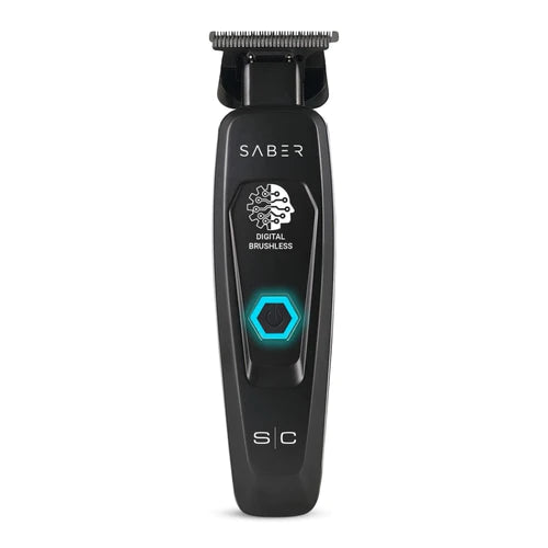StyleCraft Saber Hair Trimmer Cordless Digital Brushless Motor Metal - Black Color
