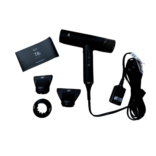 TUFT Professional T8i Hair Dryer Hypersonic Digital Brushless-accesories