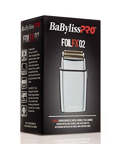 BaBylissPRO FXFS2 FOILFX02 Cordless Metal Double Foil Shaver : TKFXFS2