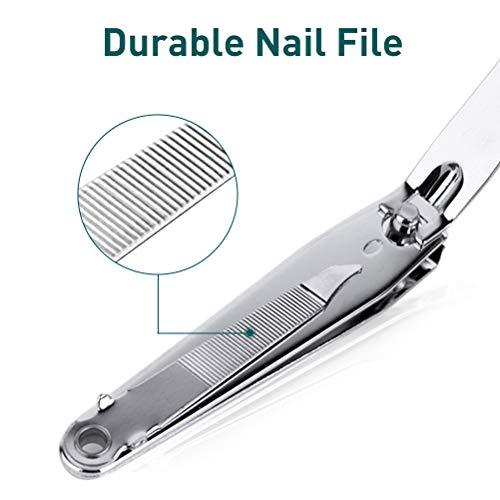 Nail Clippers Toenail Clipper Professional Fingernail Cutter Stainless Steel Nail Cutter Kit for Women Men Seniors