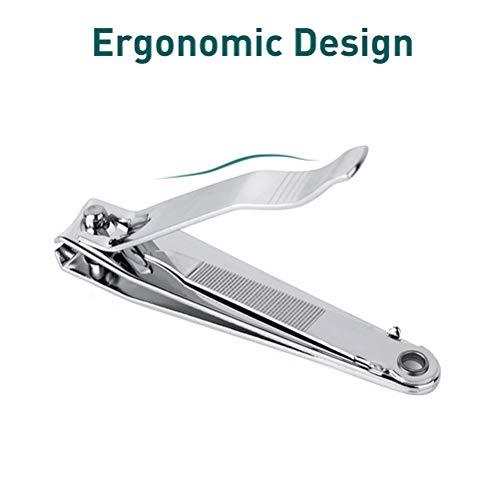 Nail Clippers Toenail Clipper Professional Fingernail Cutter Stainless Steel Nail Cutter Kit for Women Men Seniors