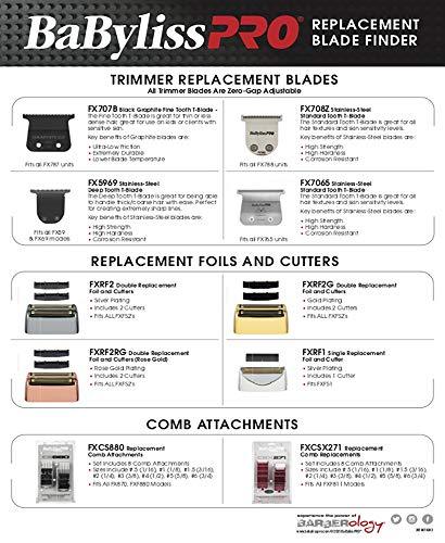 BaBylissPRO FXFS2 FOILFX02 Cordless Metal Double Foil Shaver