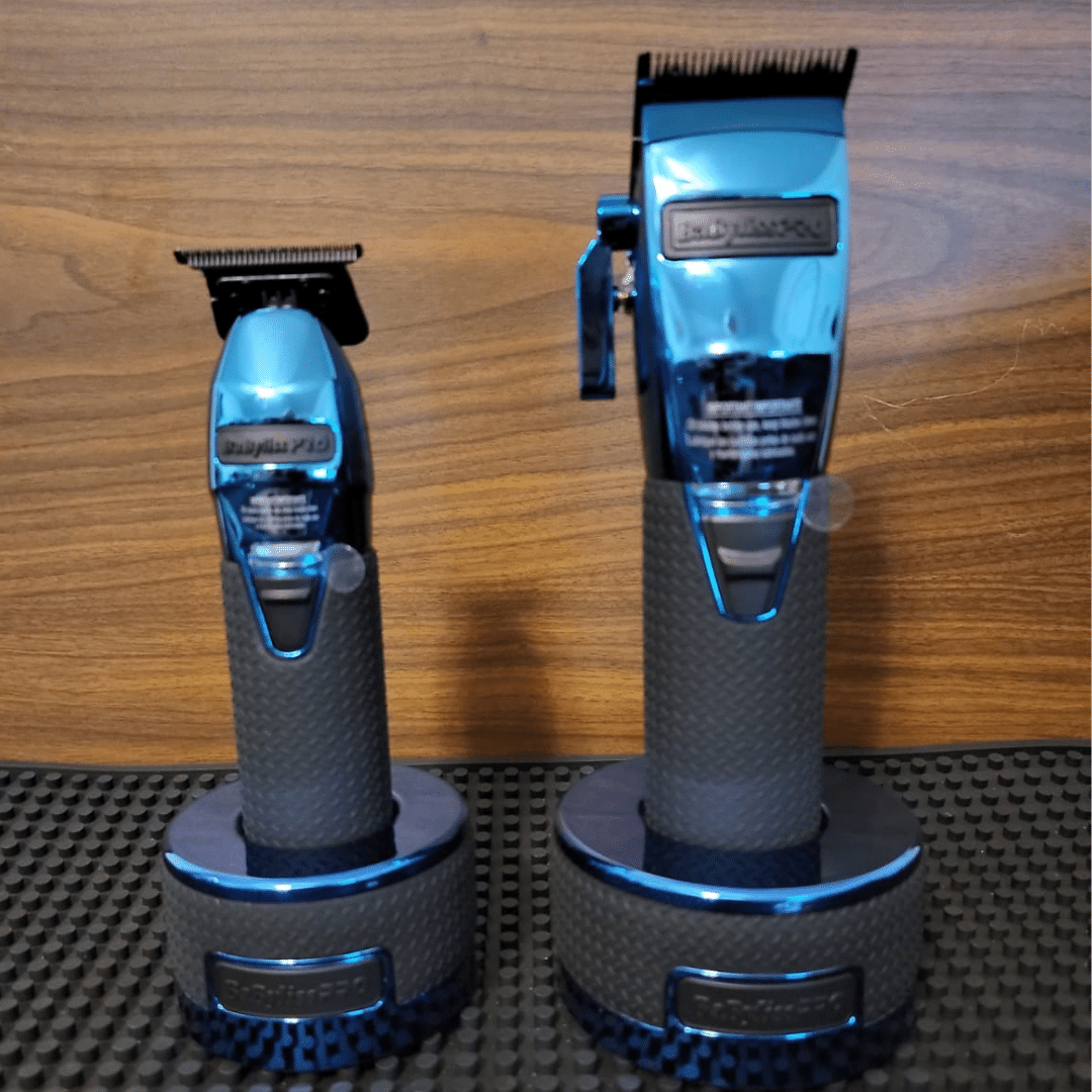 BaByliss PRO Limited BLUEFX Boost+ Clipper & Trimmer Set with Charging Base