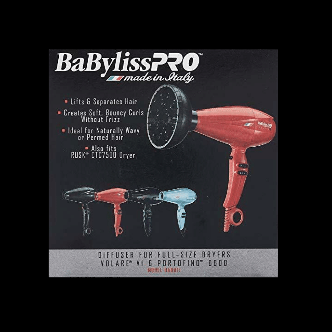 BaByliss PRO Italian Series Snap-On Diffuser for Mid-Size Hair Dryers