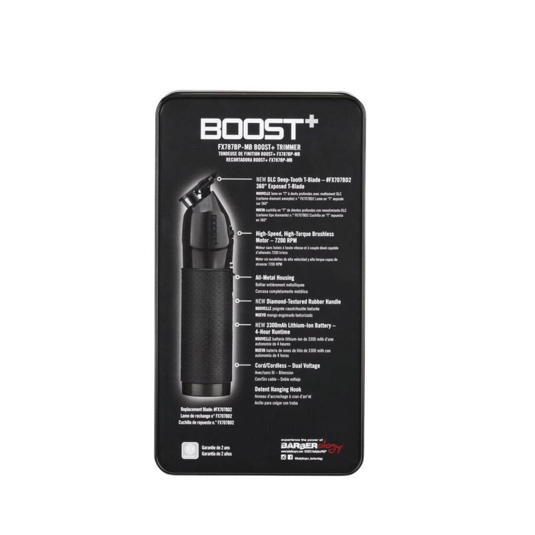 BaBylissPRO Matte Black FX Boost+ FX787BP box