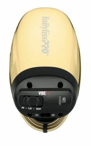 BaBylissPRO VibeFX Cord/Cordless Massager Gold Model FXSSM1