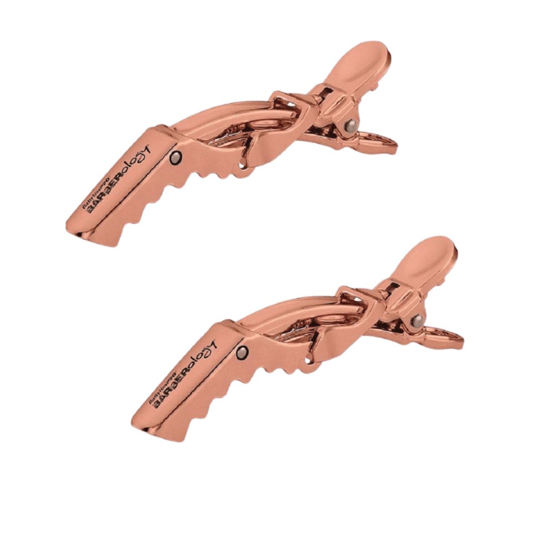 Babyliss PRO Barberology Rose Gold Hair Clips - 2pcs