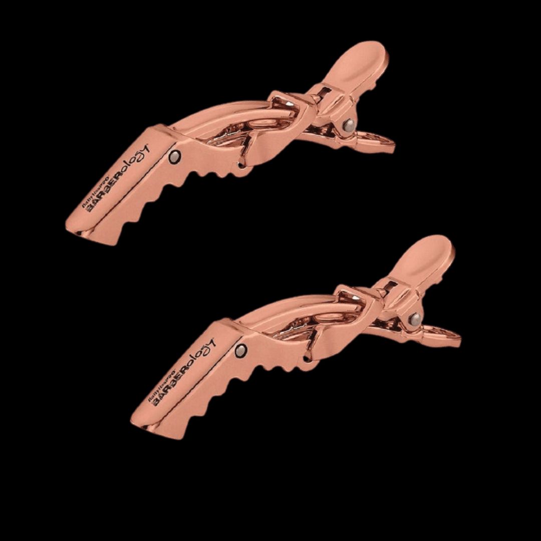 Babyliss PRO Barberology Rose Gold Hair Clips - 2pcs