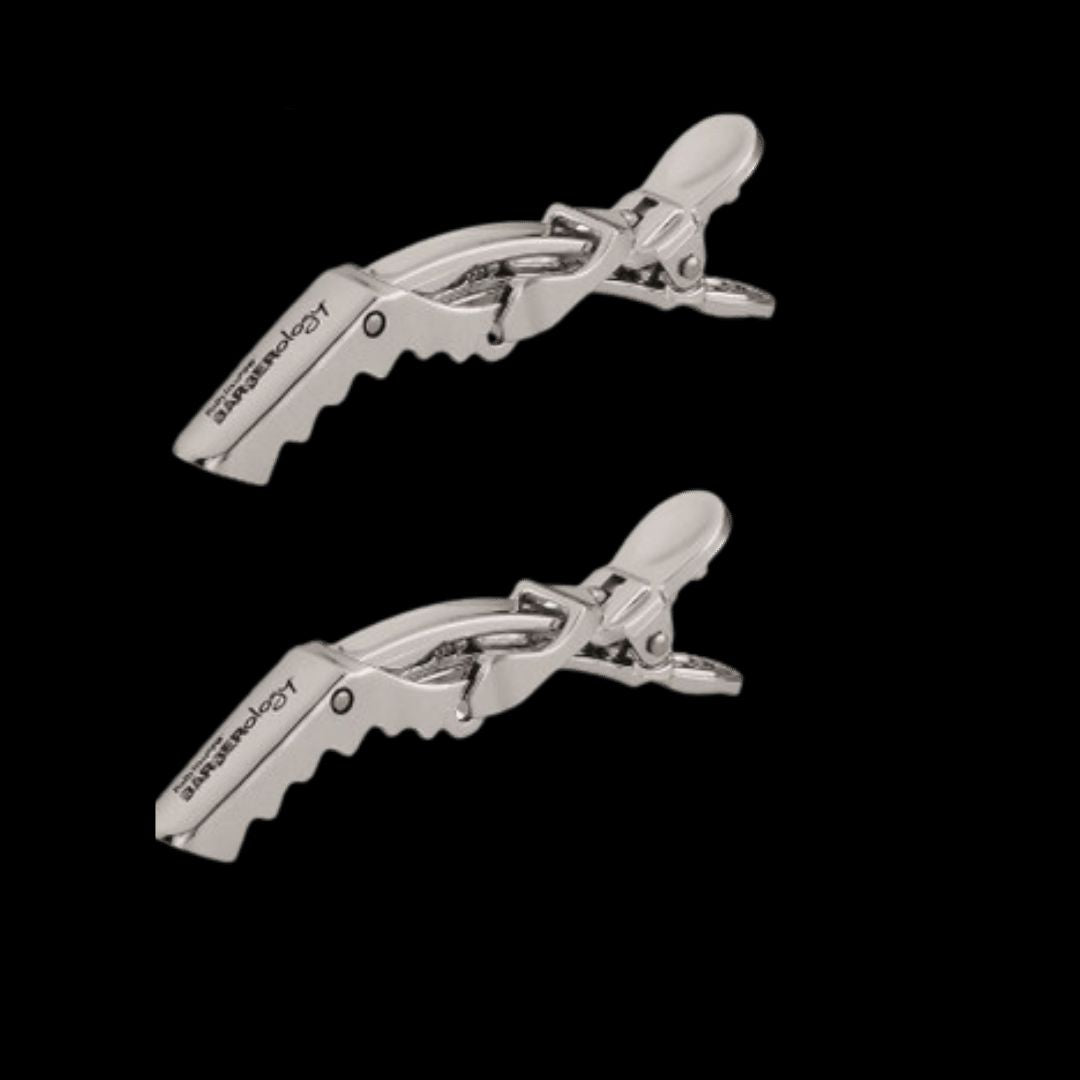 Babyliss PRO Barberology Silver Hair Clips - 2pcs