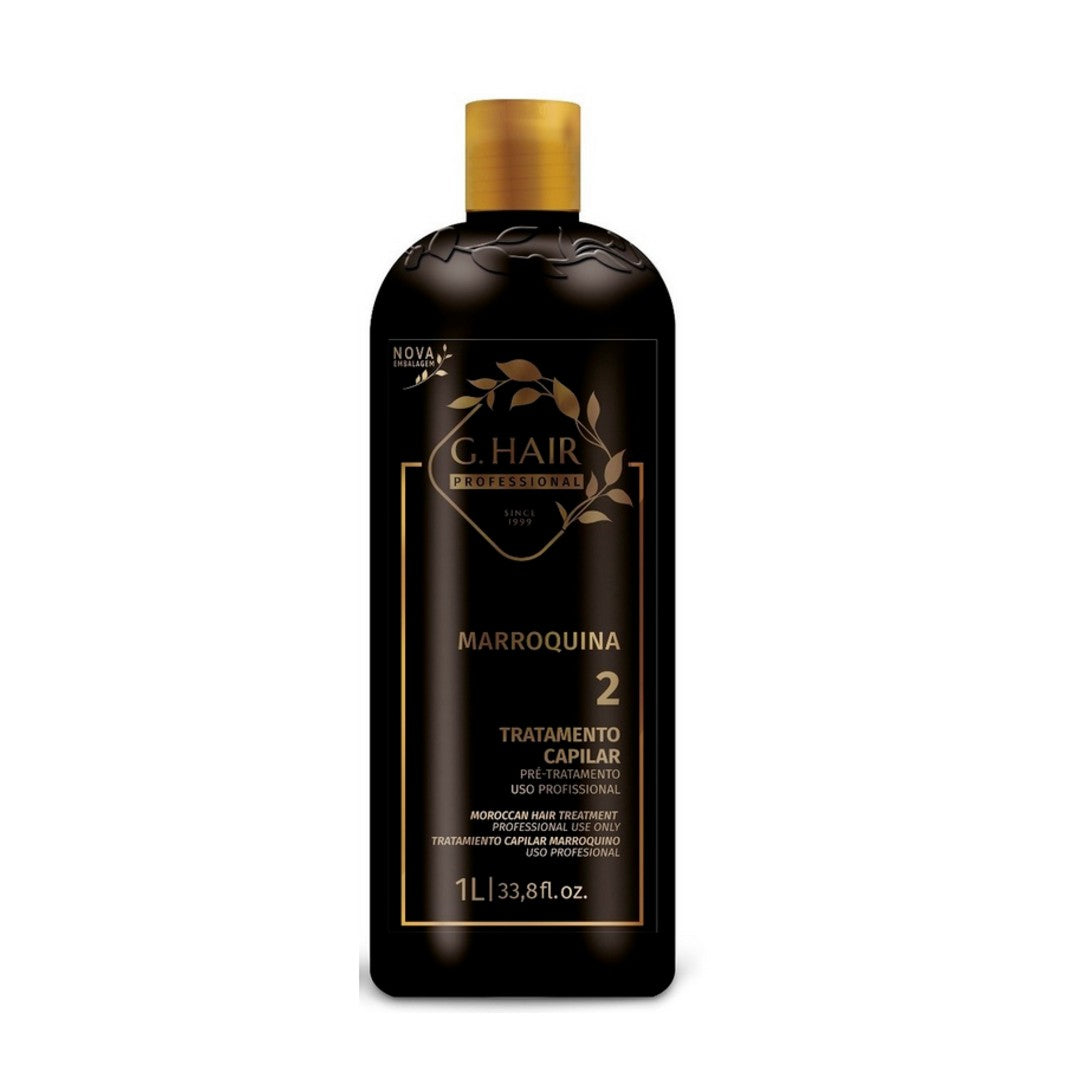 G.HAIR Moroccan Capillary Smoothing Keratin Treatment Kit (2x1L/33.8oz)