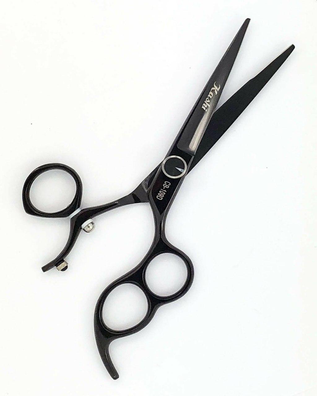 Kashi Professional, CB-190D, 3 Ring Scissor Swivel Rotating Thumb Styling Hair Cutting Shears 6" Japanese Cobalt Steel : CB-190D