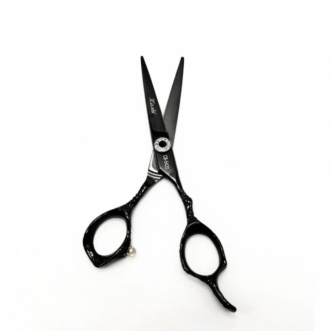 Kashi CB-542D Professional Shears, Hair Cutting Cobalt Steel, 6" Black Color : CB-542D CB-542D