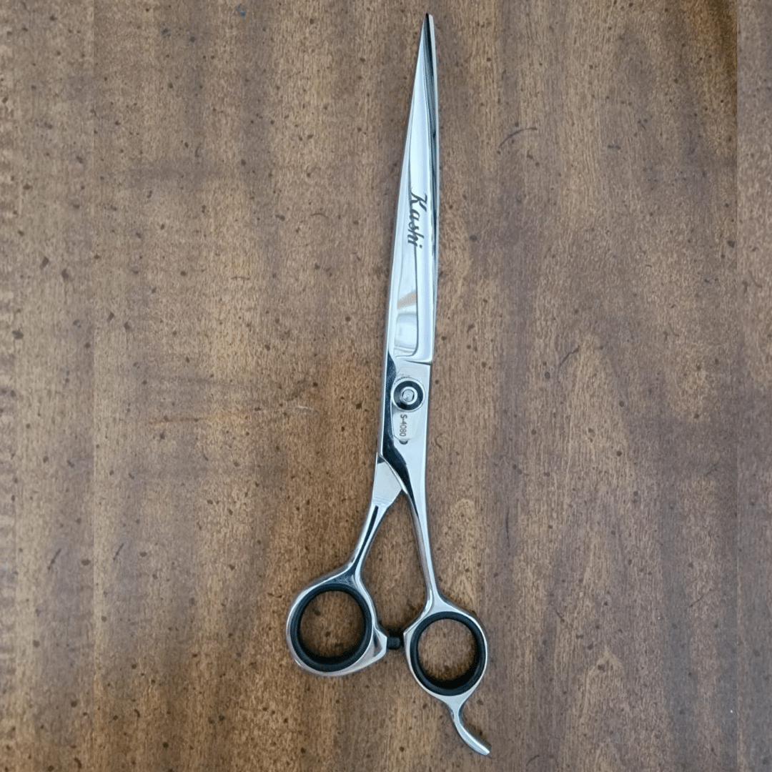 Kashi S-4080 Professional Shears 8" Japanese Stainless Steel Silver color