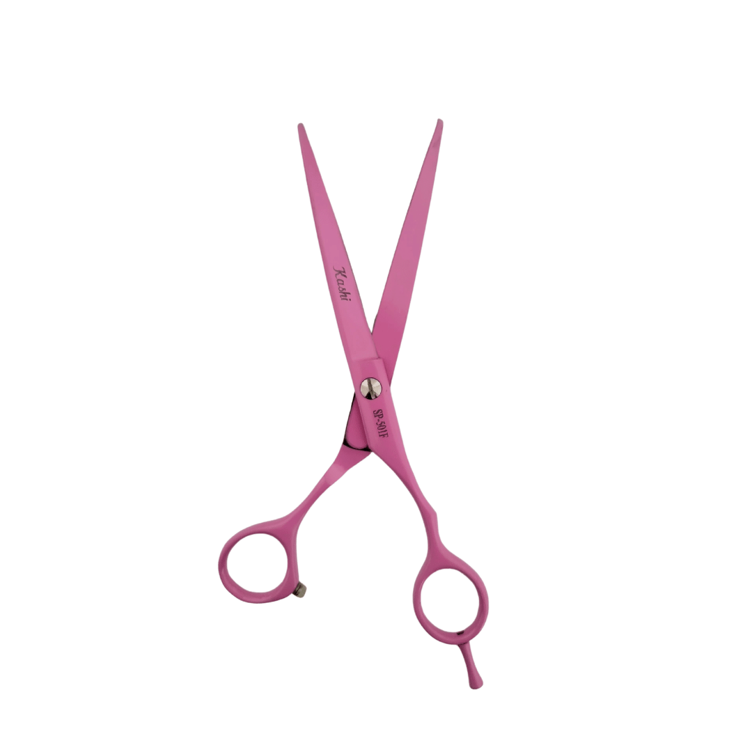 Kashi-SP-501F-Cutting-Hair-Shears-Pink-Color-Stainless-Steel-7-inch