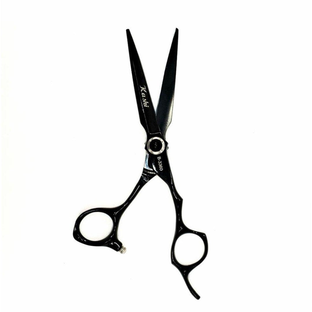 Kashi Professional Shears, Hair Cutting Japanese Stainless Steel, Black Color