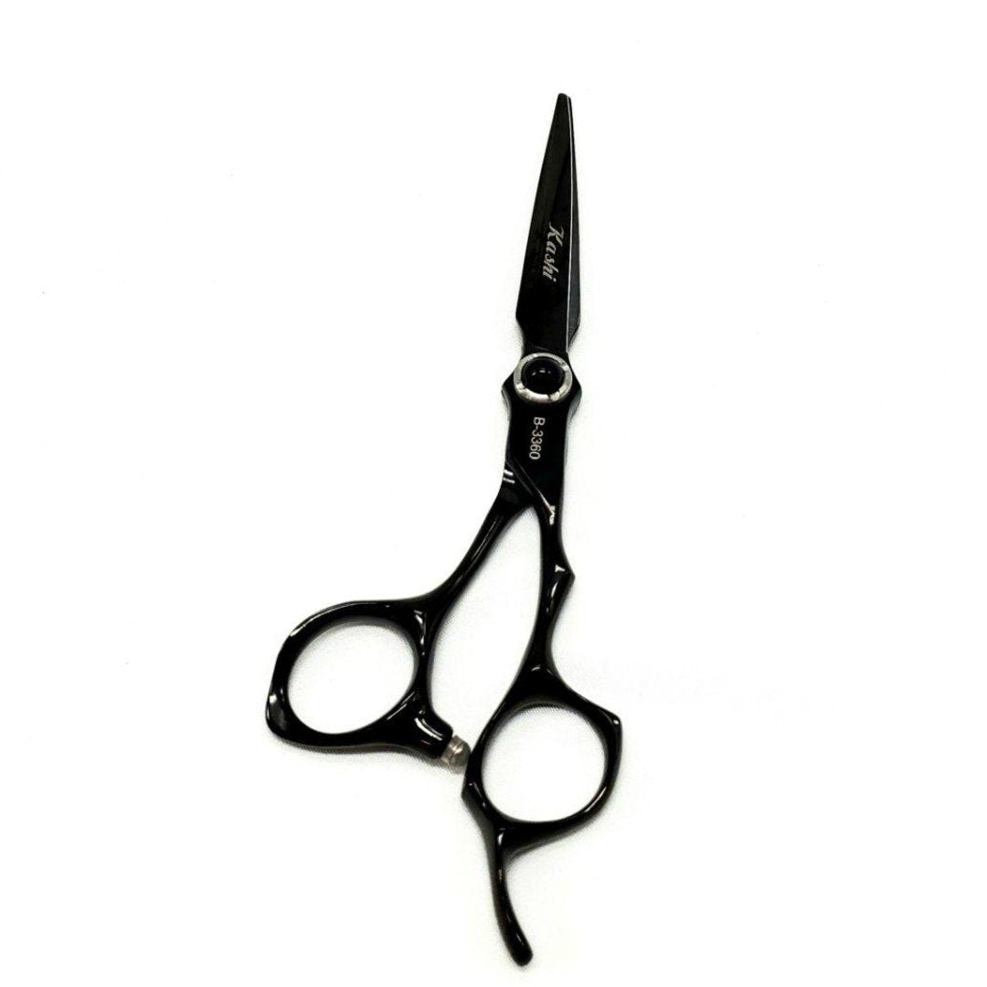 Kashi Professional Shears, Hair Cutting 6 ", Japanese Stainless Steel, Black Color
