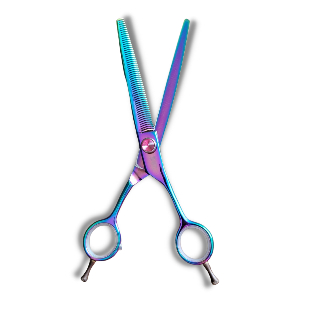 Kashi -Thinning- Hair -Shears - JR-80TL- Rainbow - Japanese -Steel