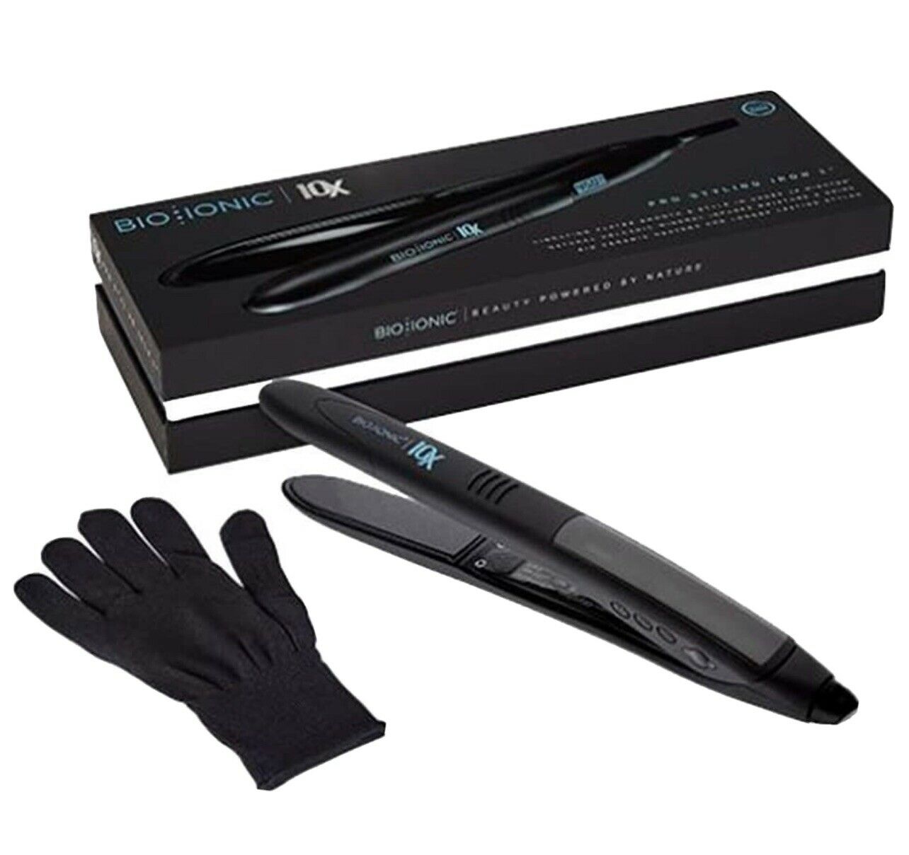 Bio Ionic Luxe 10X Pro Styling Vibrating Flat Iron 1"