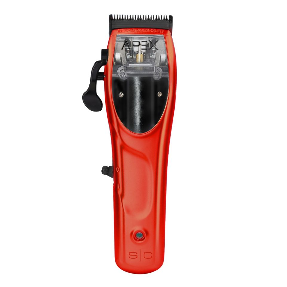 Stylecraft Apex Super Torque Modular Metal Hair Clipper Red Color SC602, 810069130309