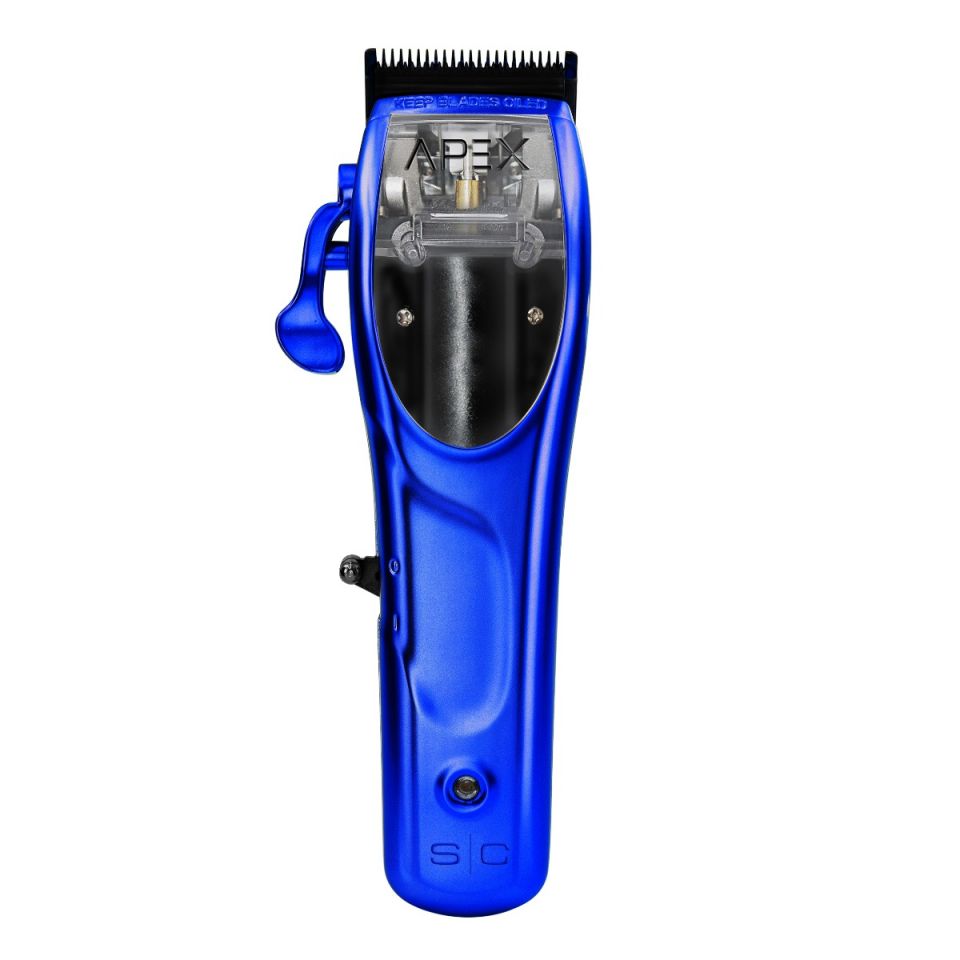 hair-clipper- stylecraft-apex- super-torque-metal- blue-color- sc603- 810069130361
