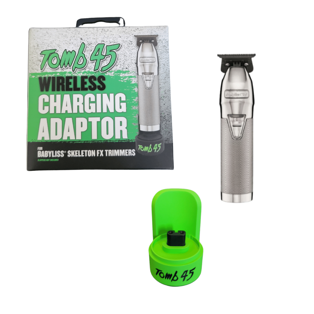 Tomb45-Wireless-Charging-Adaptor-Babyliss-Skeleton-FxTrimmer-PowerClip-gree color