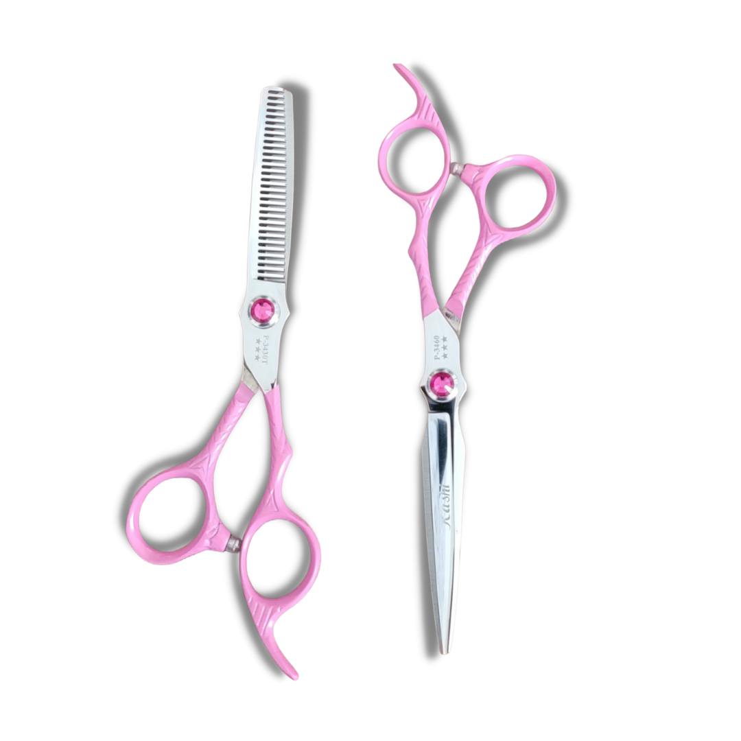 Kashi-shears-pink-color-japanese-steel-P-3460-P-3430T