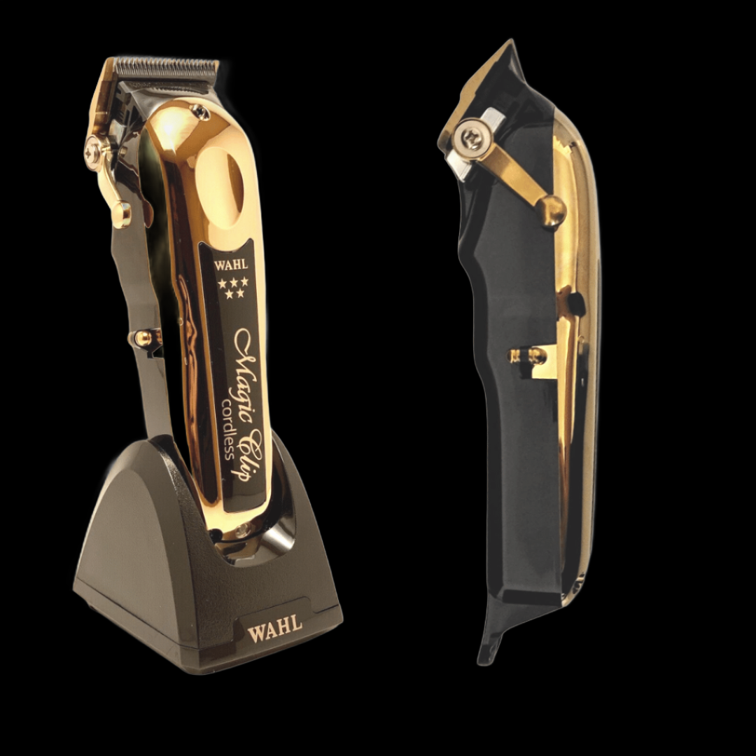 Magic clip gold cordless -Gold-Edition-cordless- upc: 043917114712 , This highly durable mower features an upgraded gold metal taper lever and switch.