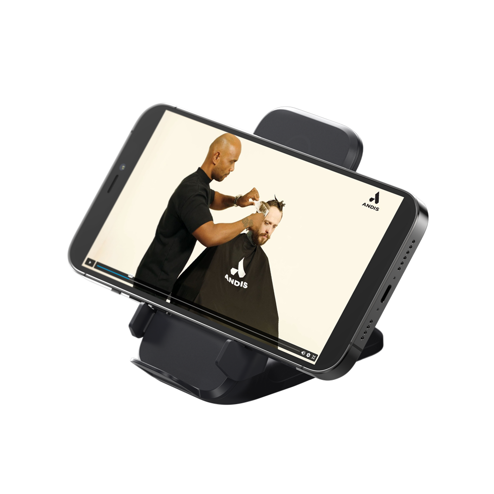 Andis beSPOKE Cordless Hair Trimmer wireless charging base for phone