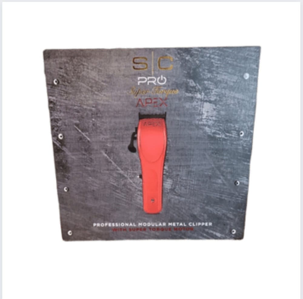 Stylecraft Apex Super Torque Professional Modular Metal Hair Clipper Red Color SC602