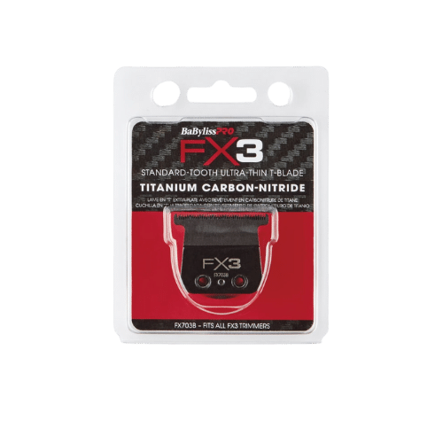 BaByliss PRO FX3 Titanium Carbon-Nitride Standard-Tooth Ultra-Thin Replacement T-Blade