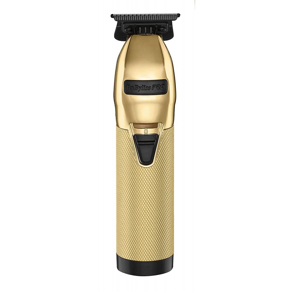 BaByliss PRO Gold & Black FX Collection Metal Outlining Trimmer & Clipper - Trimmer gold