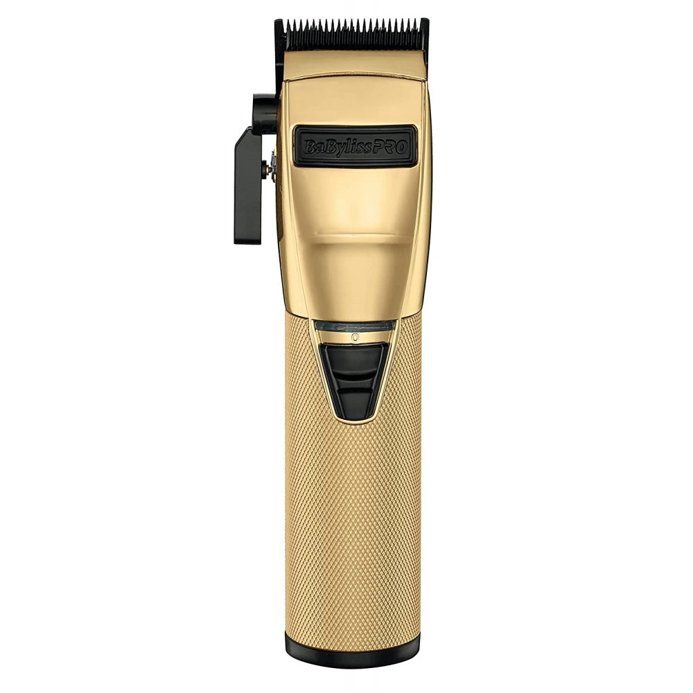 BaByliss PRO Gold & Black FX Collection Metal Outlining Trimmer & Clipper - Clipper gold