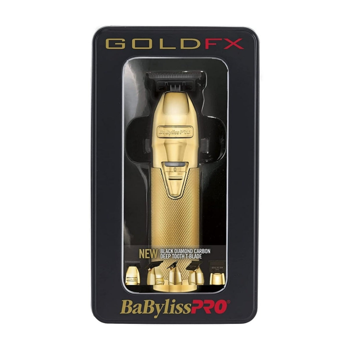 BaBylissPRO MetalFX Series - GoldFx Metal Lithium Outlining Trimmer 360 Expose T-Blade (FX787GDB)